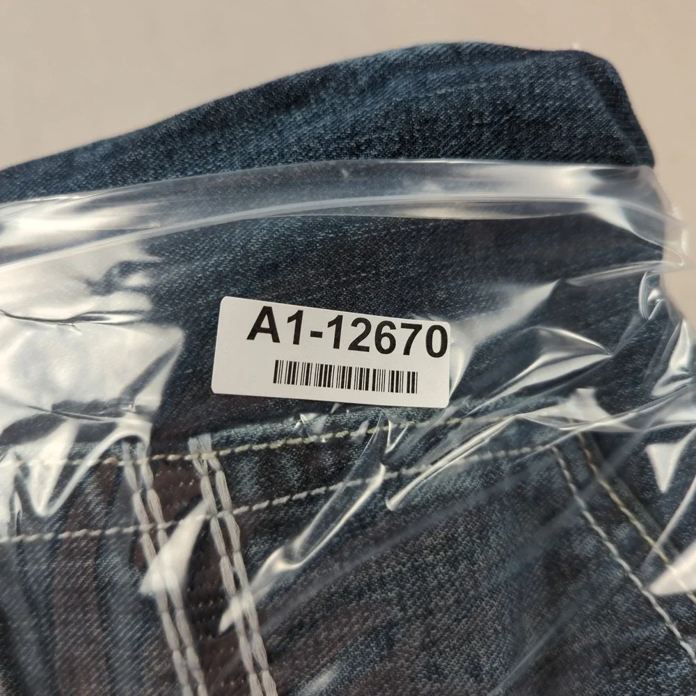 Cinch Jeans Mens 40x33 Blue Western Cowboy Rancher Rodeo White Label